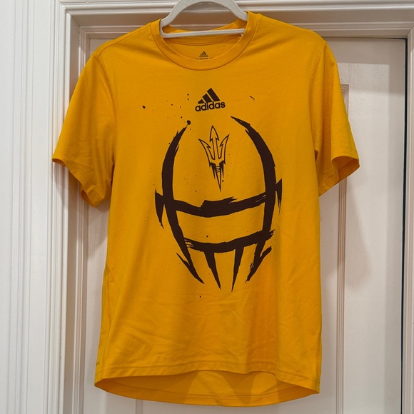 Adidas Men's Gold and Maroon Arizona Sundevils climalite - Picture 1 of 3